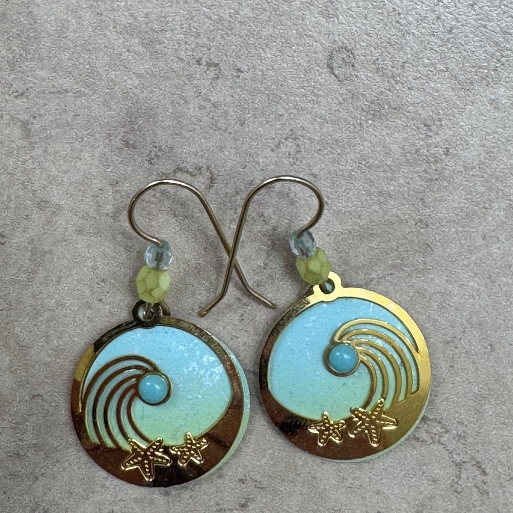 Sienna Sky Beach Wave Dangle Earring